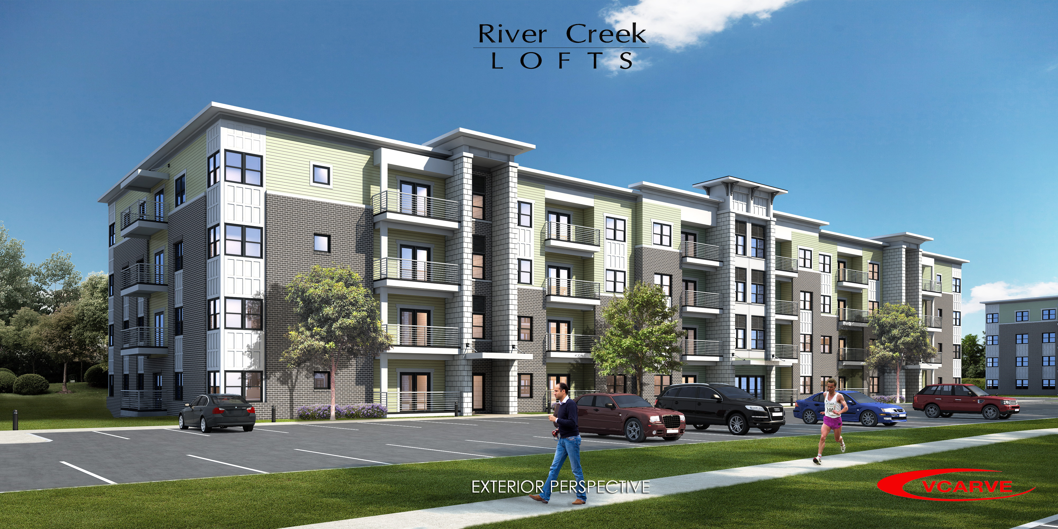 River Creek Lofts Computer Rendered